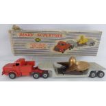 DINKY SUPERTOYS; a no.986 Mighty Antar Low Loader with Propeller, length approx 29cm, boxed.