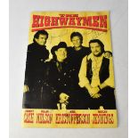 JOHNNY CASH; 'The Highwayman', signed Johnny Cash, Kris Kristofferon, Waylon Jennings,