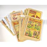 Vintage children's periodicals including 1930s copies of 'The Rover' and 1950s copies of 'The