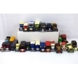 Various vintage diecast vehicles, to include a Dinky Luxury Coach, various sports cars, black taxi,