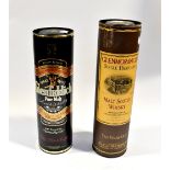 Two cased Scotch whiskies, a Glenmorangie ten year old single highland malt,