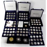 Various collectors' coins commemorating members of the Royal Family,