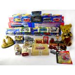 A quantity of diecast vehicles to include Corgi buses, Esso Collection vehicles,