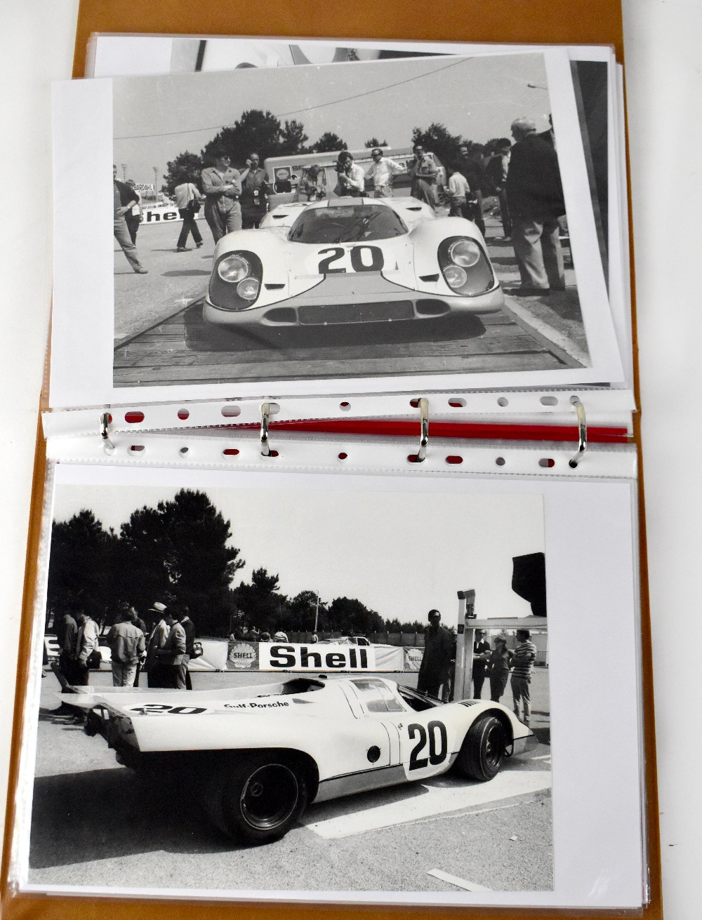 Approximately forty original Porsche 917 photographs, including Monza 1970,