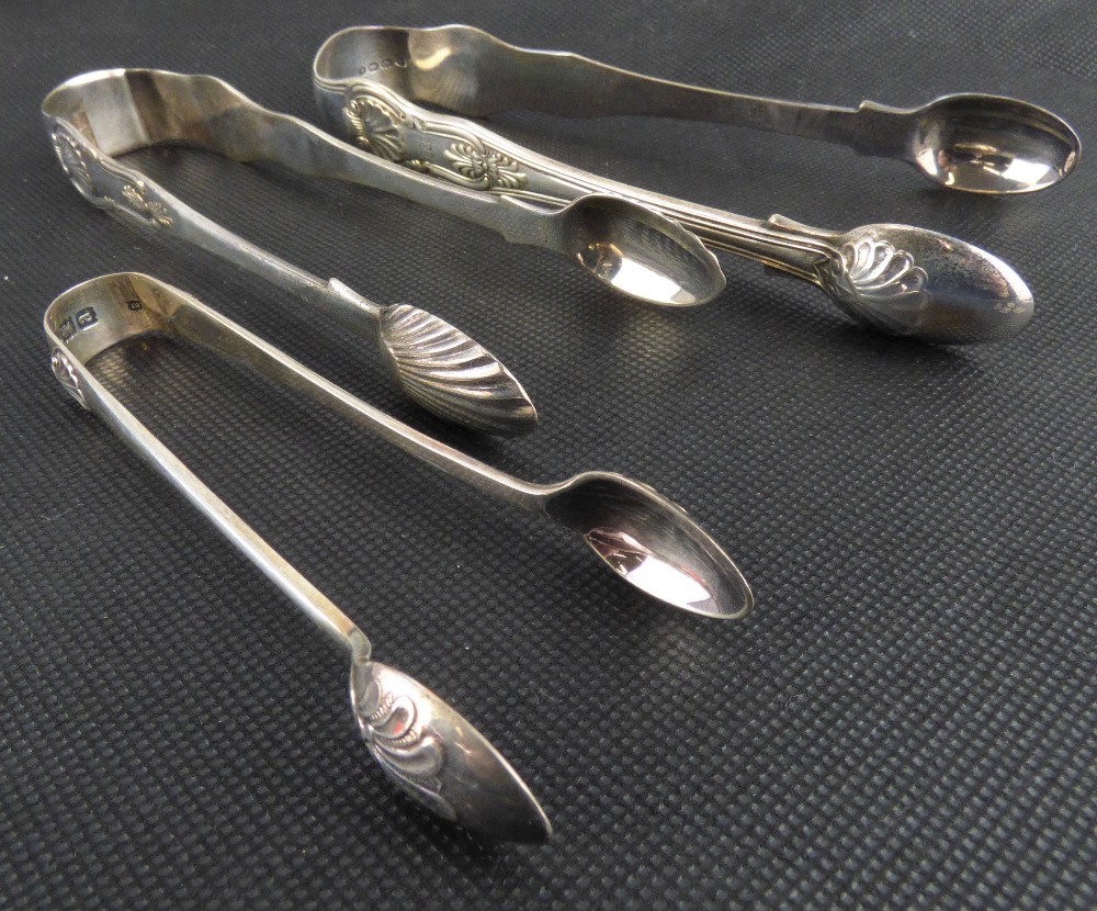 Two pairs of Victorian hallmarked silver