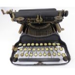 L C SMITH & CO; a Corona Special vintage typewriter.