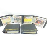 MANCHESTER UNITED; four albums containing Victory cards for seasons 2001-02, 2002-03,