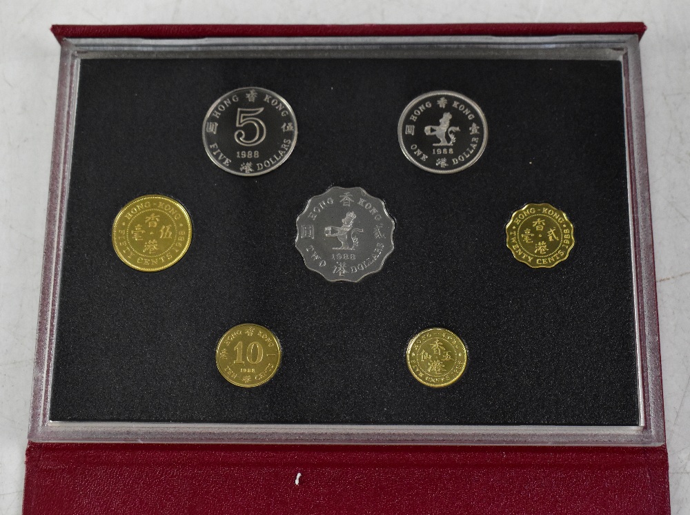 A Royal Mail Hong Kong 1988 proof coin collection, in presentation box. - Image 2 of 4