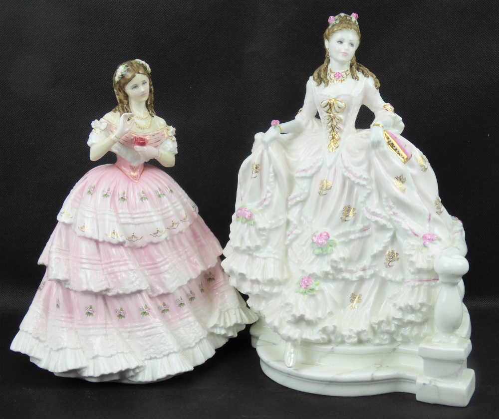 ROYAL DOULTON; two limited issue porcelain figures, HN3994 'Red Red Rose' no.