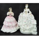 ROYAL DOULTON; two limited issue porcelain figures, HN3994 'Red Red Rose' no.