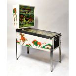 A Bally 'Bow and Arrow' pinball machine, approx 179 x 77 x 138cm.