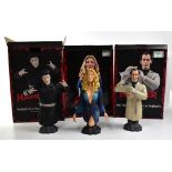 HAMMER HORROR BY TITON MERCHANDISE; three 8" Premium Maxi busts from the Masterpiece Collection,