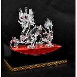 SWAROVSKI; an SCS 'Fabulous Creatures Series, The Dragon', figure, 1997,