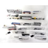 A quantity of Promotex boxed kit models to include lorries, transport vehicles, etc.