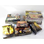 Ten board and strategy games relating to history, battles and war,