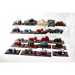 A quantity of plastic display tractors to include Porsche Master N 419-1962,