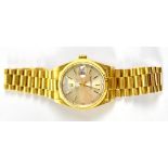 ROLEX; a gentlemen's 18ct yellow gold Oy