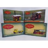 CORGI; four boxed Vintage Glory of Steam engines and wagons comprising CC20513, CC20512,