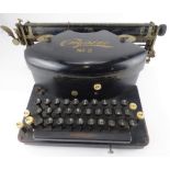 THE EMPIRE; a No.2 vintage typewriter.