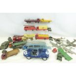 Various mixed diecast vehicles to include Dinky Toys Delivery Transporter, Shell Chemicals Ltd,