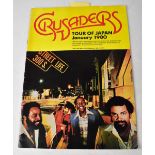 CRUSADERS; Tour of Japan 1980 programme, signed Randy Crawford, Wilton Felder, Joe Sample,