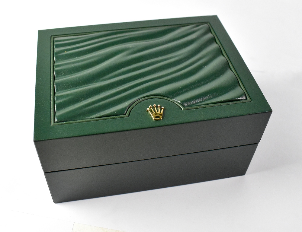 ROLEX; a gentlemen's Oyster Perpetual wristwatch, series no.QY808442, boxed with paperwork. - Image 4 of 4