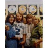 ABBA; colour photograph, signed.