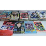 Various football programmes to include 1990s Bristol Rovers examples, Stoke,