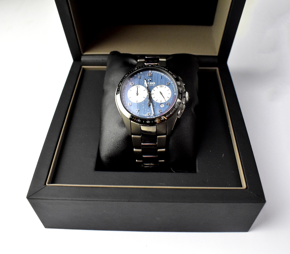 RADO; a Hyper Chrome automatic chronograph Matchpoint stainless steel wristwatch,