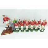 MANCHESTER UNITED; fourteen resin official 1999 Champions League Final figures,