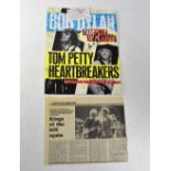 TOM PETTY & THE HEARTBREAKERS; European Tour 1987 programme, signed, with ticket stub (2).