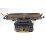 THE IMPERIAL STANDARD; a vintage metal bodied typewriter.