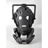 DOCTOR WHO; a Harrop Designs Edge Sculpture designed by Matt Buckley, fragmented 'Cyberman' bust,