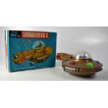 A JR21 toy Thunderbird 5 battery-operated Space Monitor toy, with flashing lights, in original box.