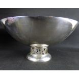 An hallmarked silver Millennium fruit bowl,