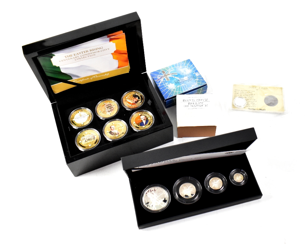 Various collectors' coins including Bradford Exchange 'The Easter Rising Centenary' commemorative