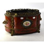 A 19th century French kingwood planter o