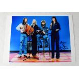 ABBA; colour photograph, signed.