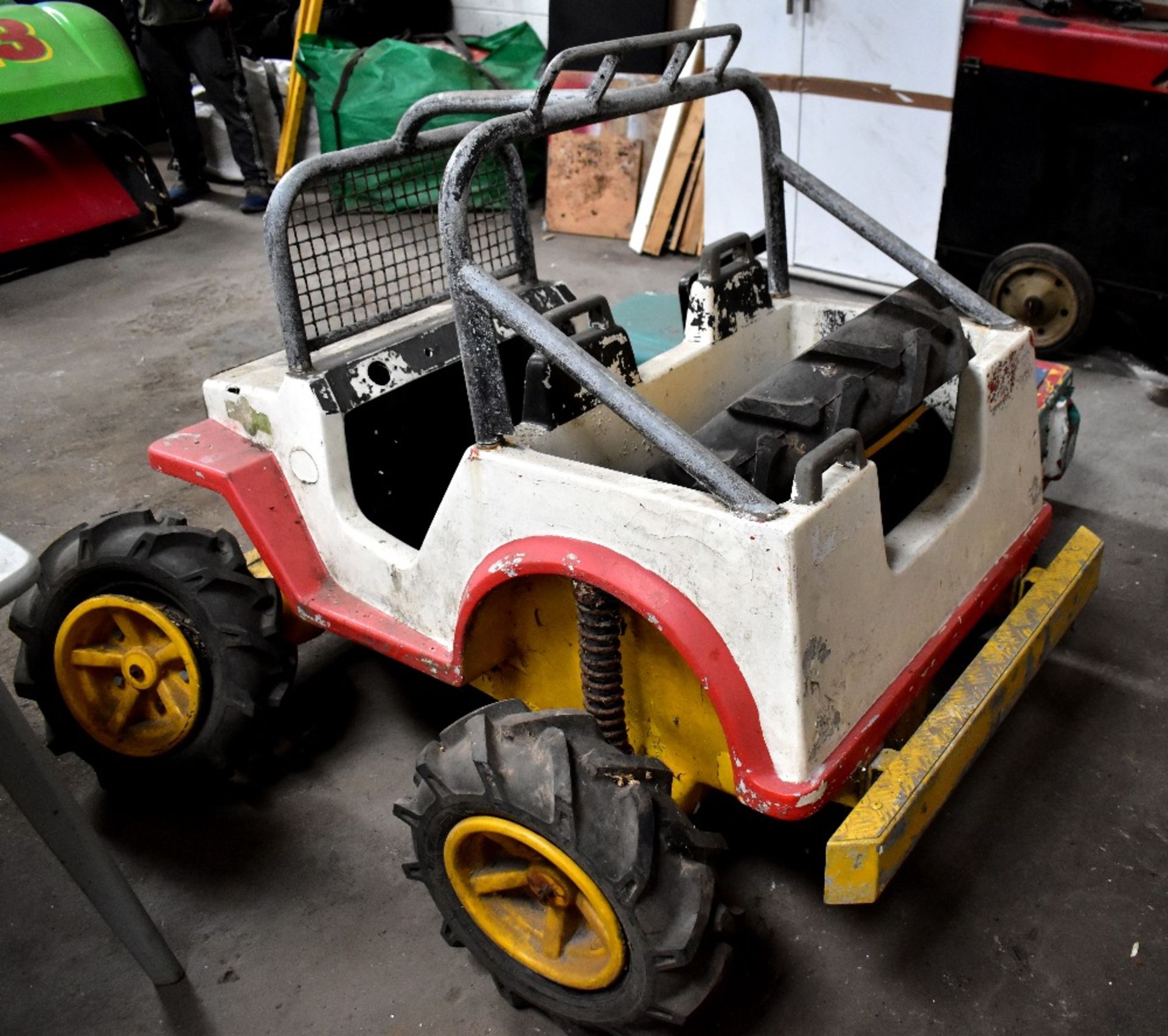 Two fibreglass merry-go-round off-road vehicles for restoration (2). - Image 4 of 4