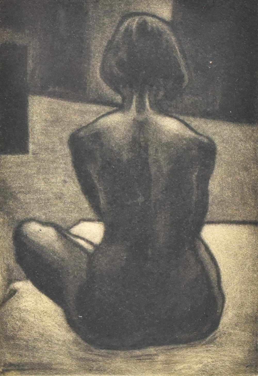 SHEILA WOOD; two etchings 'October Nude', 1/5, 14.5 x 11cm, and 'Twilight', 6/30, 15. x 10cm, both - Image 2 of 4