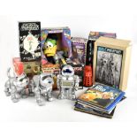 STEVANS; a Dr Who plastic model kit, a Kenner Terminator doll, a Marx Dalek in box (lacking one