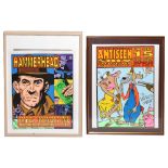 FRANK KOZIK; two limited edition colour prints, ‘Antiseen’, signed in pencil and numbered 64/650,