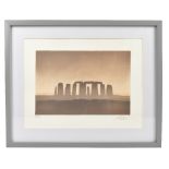 TREVOR GRIMSHAW (1947-2001); a limited edition lithograph in colours on wove, 'Stonehenge', 35/50,