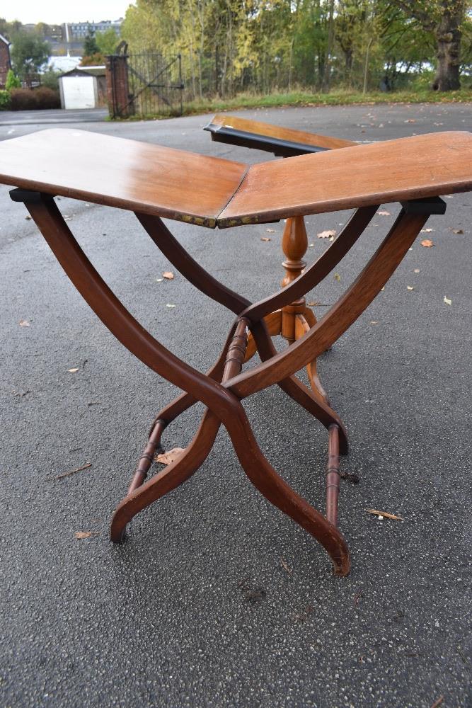 An early 20th century mahogany folding table, and a late 19th century tripod table (2). - Image 3 of 3