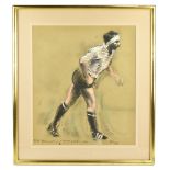 HAROLD RILEY DL DLitt FRCS DFA ATC (born 1934); pastel, 'Bill Beaumont', signed and dated 1987, 54 x