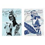 FAILE (PATRICK MCNEIL & PATRICK MILLER); a pair of lithographic posters for the exhibition at the