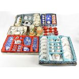 A collection of seven vintage doll's tea sets, with an Arnold Palmer Golf Game (8) PROVENANCE: The