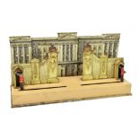 A tinplate clockwork Buckingham Palace toy, The Changing of the Guard, stamped D.R.G.M.D.R.P.a,