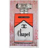 ENDLESS; an ink signed limited edition print, 'Chapel, 20 Class A Cigarettes', 19/25, embossed blind