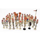 A selection of Gilco and other diecast traffic poles and signals. PROVENANCE: The Collection of Jack